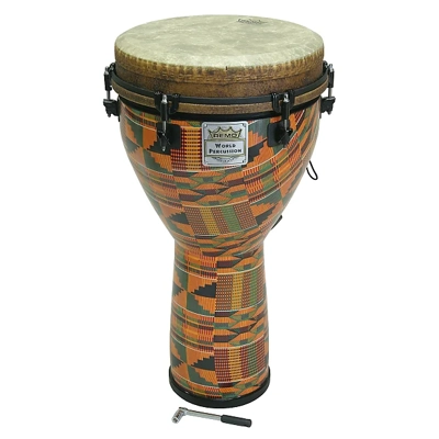 Remo Mondo Key-Tuned Djembe - 12" - Kinte Kloth