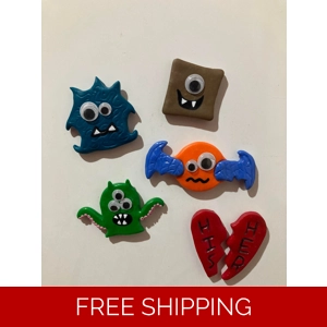 Monster Magnet Collection - Handmade Fridge Magnets