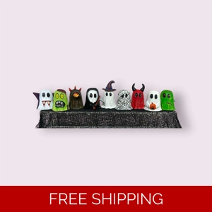 A Handmade Ghost Sculpture – Your Spirit Companion with De..