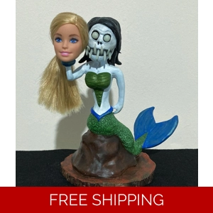 The Siren | Handmade Sculpture | Mermaid from the Abyss | ..