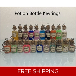 A Magical Keyring | Unique Potion Bottle Gifts | The Perfect Fantasy Accessory | Bottle Charms