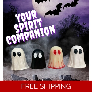 A Handmade Ghost Sculpture – Your Spirit Companion with Death Certificate | Supportive Friend