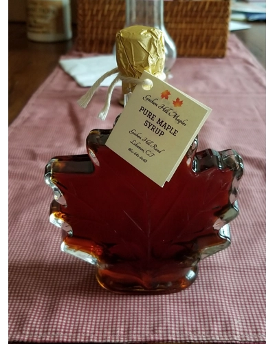 Glass Maple Leaf 8oz