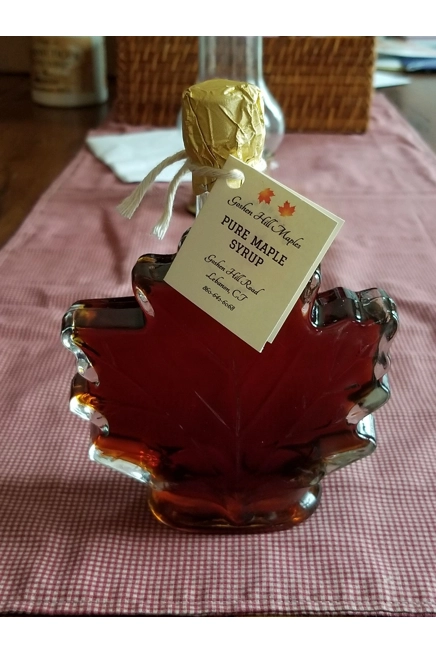 Glass Maple Leaf 8oz