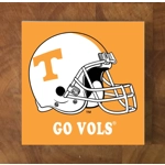 Tennessee Volunteers GLASS Coasters x 4