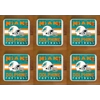 Miami Dolphins Coasters x 6