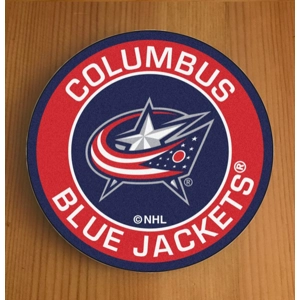 Columbus Blue Jackets Round Coasters x 6