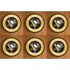 Pittsburgh Penguins Round Coasters x 6