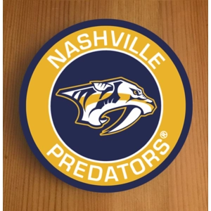 Nashville Predators Round Coasters x 6