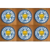 Leicester City Round Coasters x 6