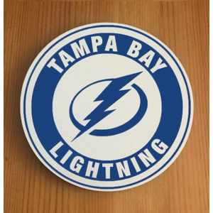 Tampa Bay Lightning Round Coasters x 6
