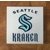 Seattle Kraken GLASS Coasters x 4