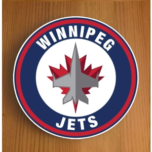 Winnipeg Jets Round Coasters x 6