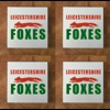 Leicestershire GLASS Coasters x 4
