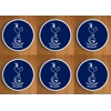 Tottenham Hotspur Round Coasters x 6