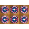 Toronto Blue Jays Round Coasters x 6