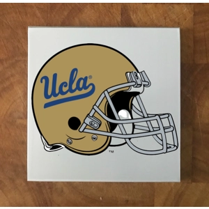 UCLA Bruins GLASS Coasters x 4