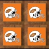Oklahoma State University GLASS Coasters x 4