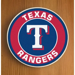 Texas Rangers Round Coasters x 6