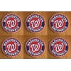 Washington Nationals Round Coasters x 6