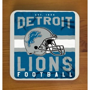 Detroit Lions Coasters x 6
