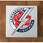 Lancashire Lightning GLASS Coasters x 4