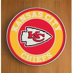 Kansas City Chiefs Round Coasters x 6