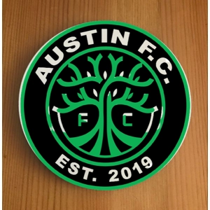 Austin FC Round Coasters x 6