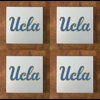 UCLA Bruins GLASS Coasters x 4