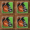 Cincinnati Bengals GLASS Coasters x 4