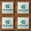 Nottinghamshire GLASS Coasters x 4