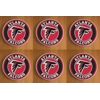 Atlanta Falcons Round Coasters x 6