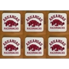 Arkansas Razorbacks Coasters x 6
