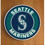 Seattle Mariners Round Coasters x 6