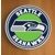Seattle Seahawks Round Coasters x 6