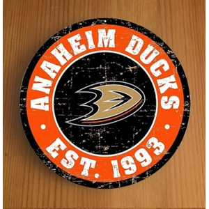 Anaheim Ducks Round Coasters x 6