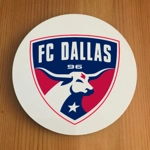 FC Dallas Round Coasters x 6