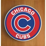 Chicago Cubs Round Coasters x 6