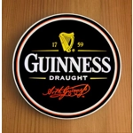 Guinness Round Coasters x 6