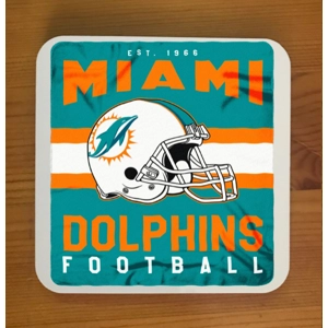 Miami Dolphins Coasters x 6