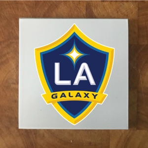 LA Galaxy GLASS Coasters x 4