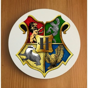 Harry Potter Hogwarts Round Coasters x 6