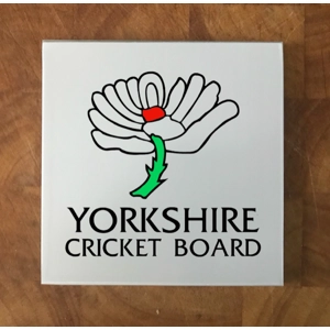 Yorkshire GLASS Coasters x 4