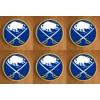 Buffalo Sabres Round Coasters x 6