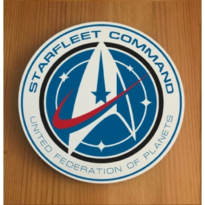 Star Trek Round Coasters x 6