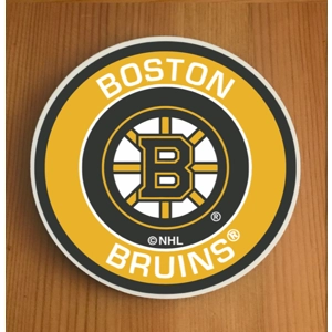 Boston Bruins Round Coasters x 6