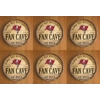 Tampa Bay Buccaneers Round Coasters x 6