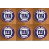 New York Giants Round Coasters x 6