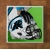 Carolina Panthers GLASS Coasters x 4