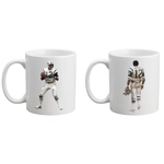 2 x Joe Namath - New York Jets 11oz Mugs